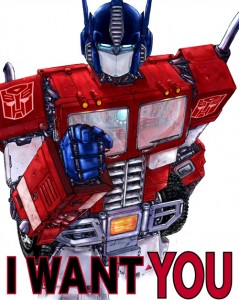 Transformers I want you